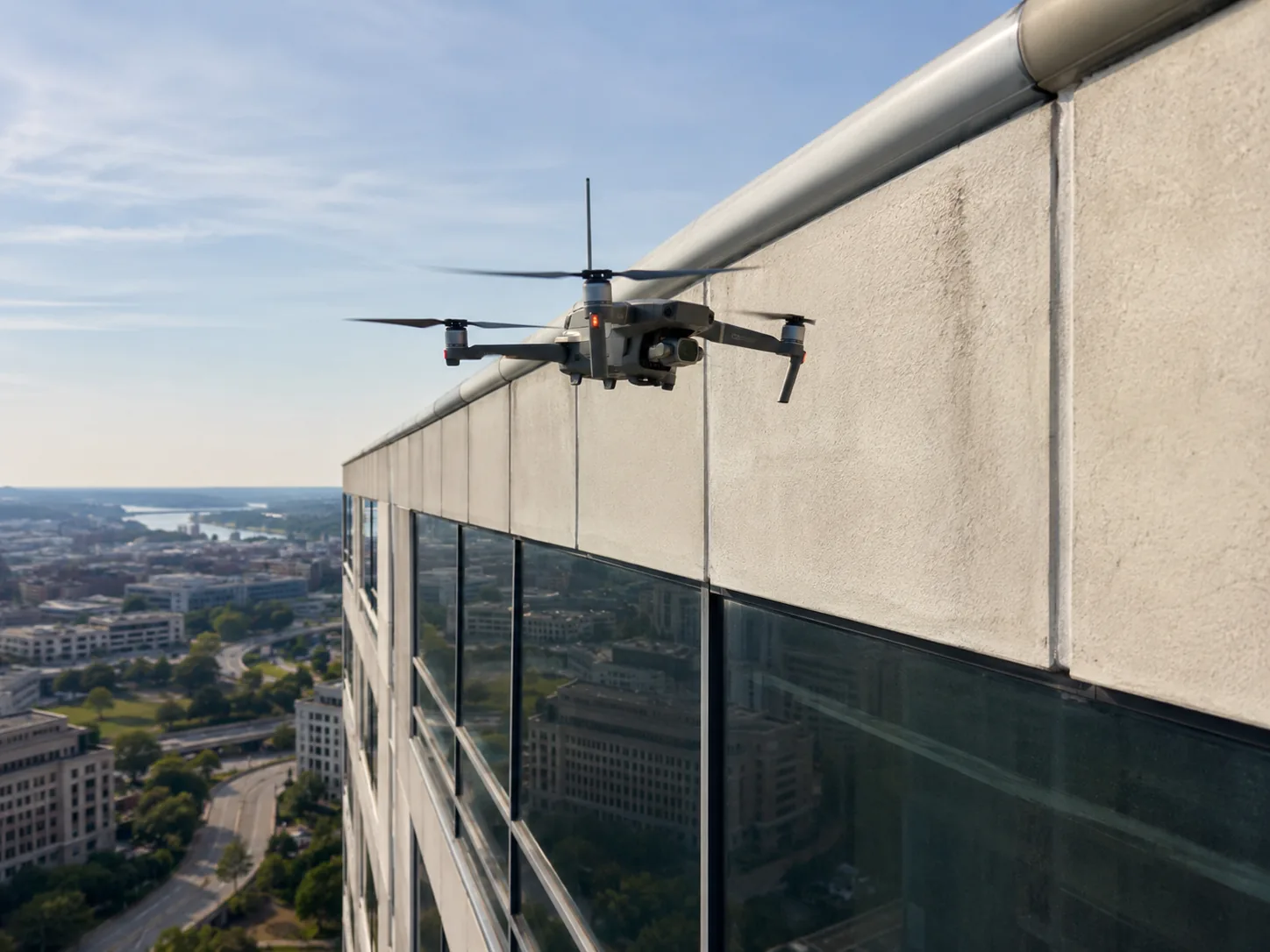 Drone Facade Leak Inspection