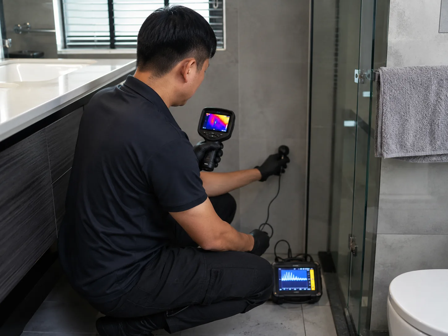 Thermal Imaging Leak Scan